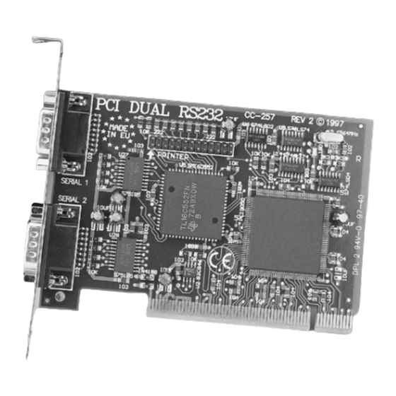 Brainboxes CC-607 Hardware Manual