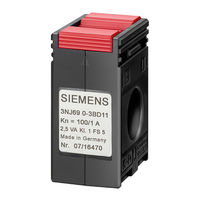Siemens SENTRON 3NJ69 Operating Instructions Manual