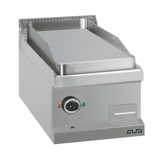 MBM EFTA477L Operating Instructions Manual