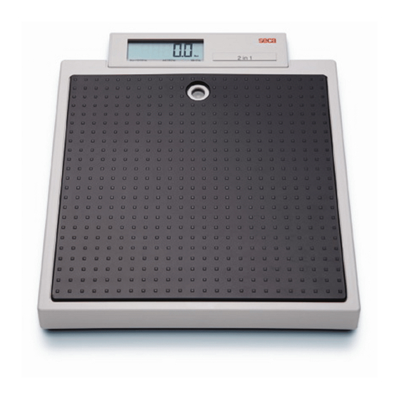 Seca 876 User Manual