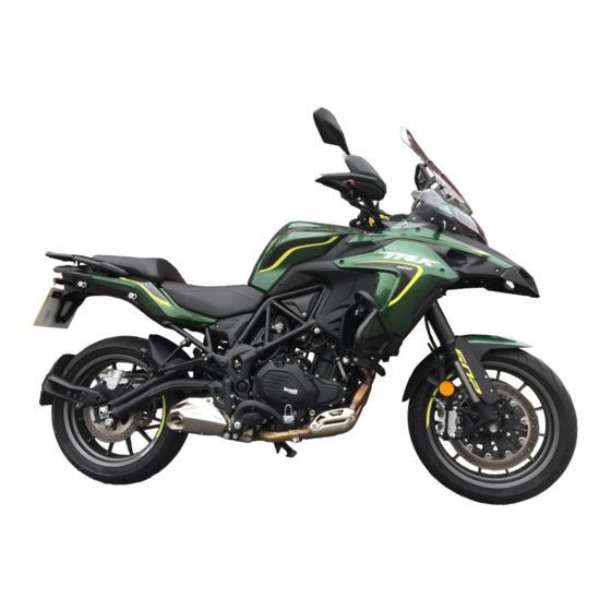 Benelli TRK502 2013 User Manual