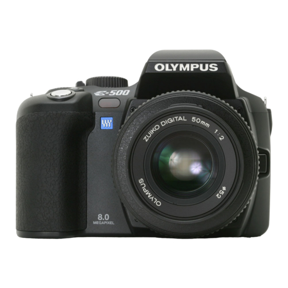 Olympus E-500 - EVOLT Digital Camera Manual De Instruções