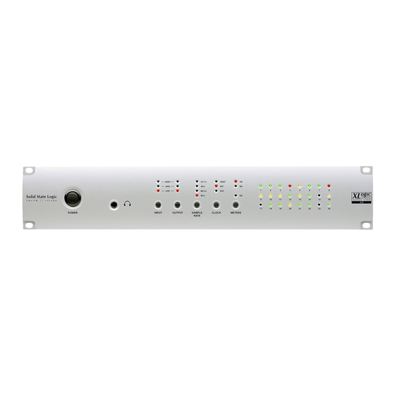 Solid State Logic Alpha-Link AX User Manual