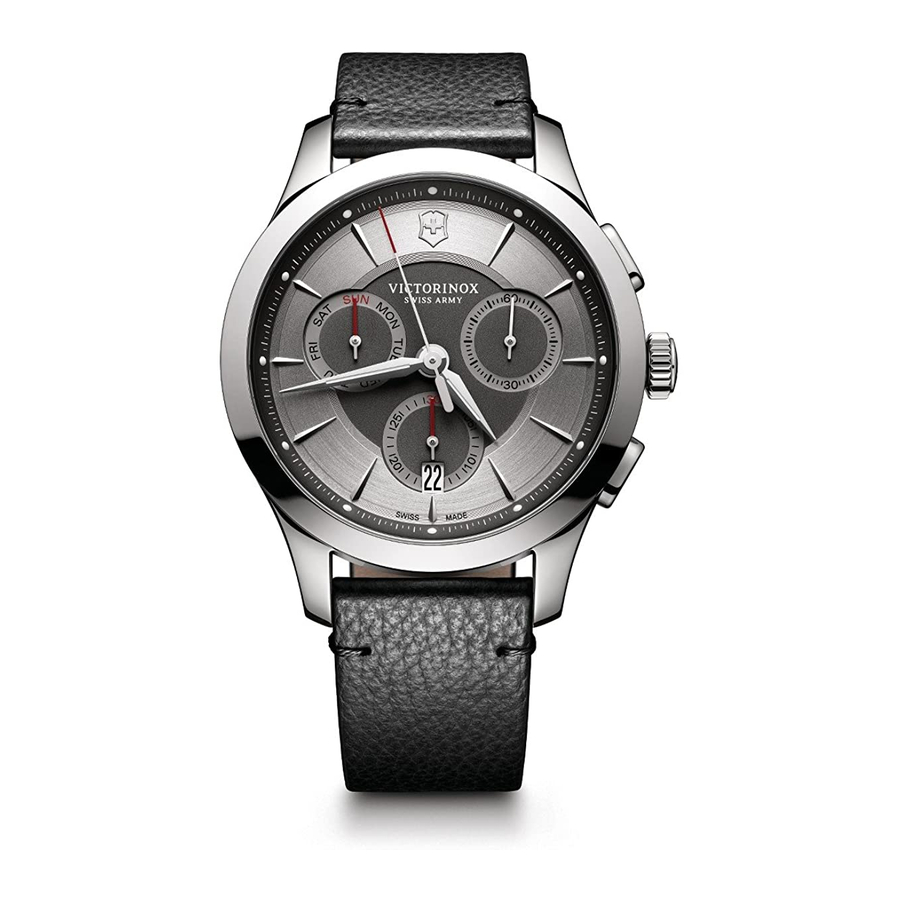 Victorinox ALLIANCE CHRONOGRAPH Quick Manual