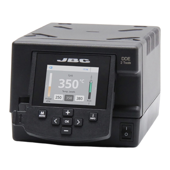 jbc DDE-2B Manual