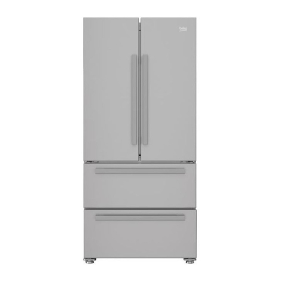 User Manuals: Beko GNE 60520 X Fridge Freezer