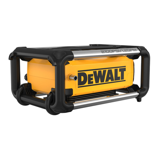 DeWalt DWPW2100 Manuals