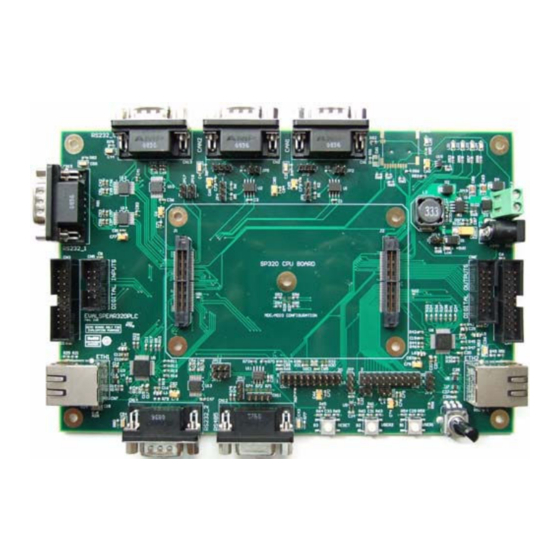 ST EVALSPEAr320PLC User Manual