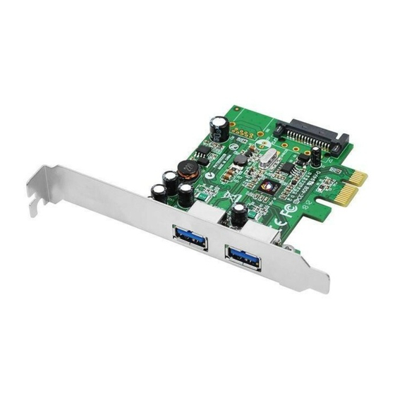 SIIG JU-P20612-S1 Quick Installation Manual