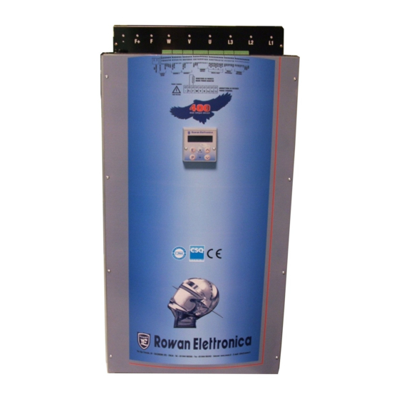 Rowan Elettronica 400 Series Installation And Instruction Manual
