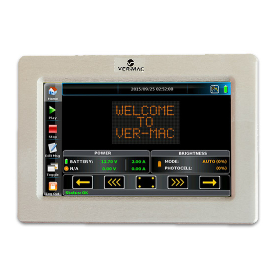 VER-MAC V-Touch AFAD User Manual