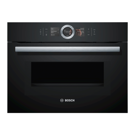 Bosch CMG636B 2 Series Instruction Manual