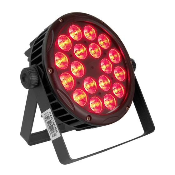 Event Lighting PAR18X4OL User Manual