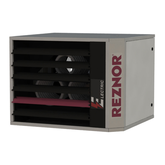 Reznor EUH Installation, Operation And Maintenance Manual