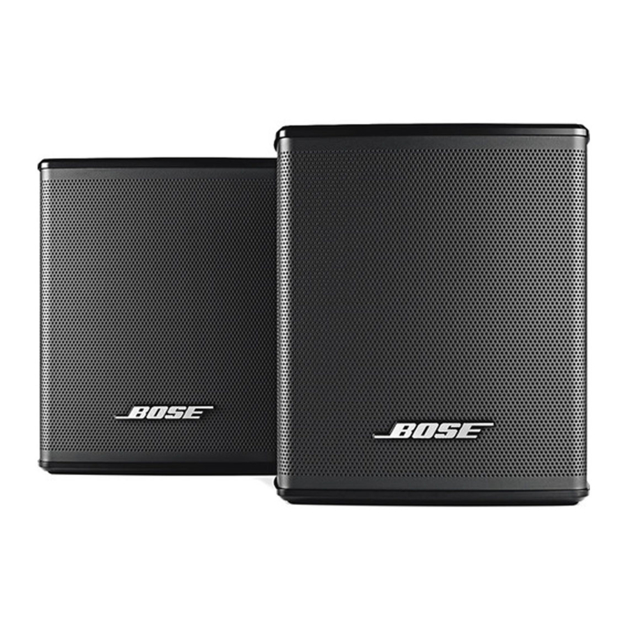 Bose SURROUND SPEAKERS Manual