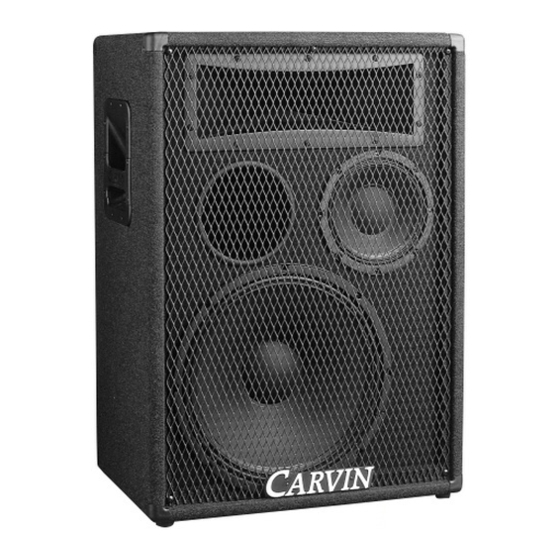 CARVIN 1584-1584P Instructions