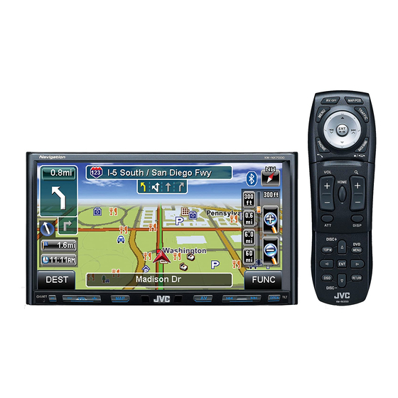 JVC KW-NX7000 Installation & Connection Manual