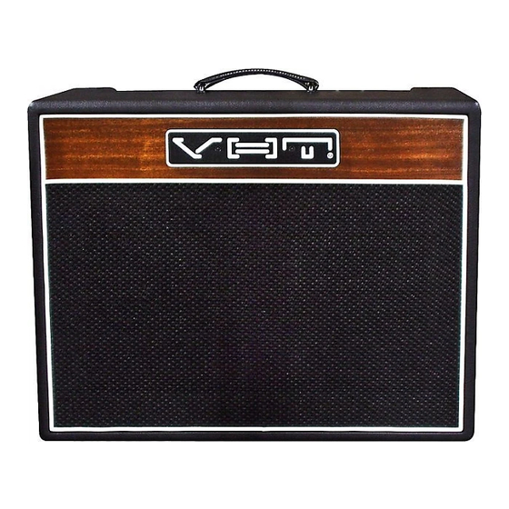 VHT Amplification THE STANDARD 18 User Manual