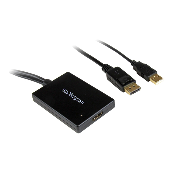 StarTech.com DP2HDMIUSBA Quick Start Manual