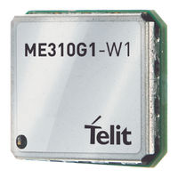 Telit Wireless Solutions ME310G1 At Commands Reference Manual