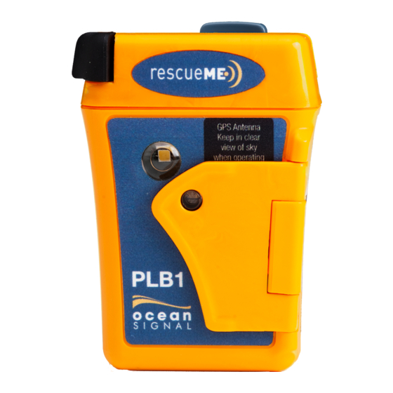 Ocean Signal rescueme PLB1 User Manual