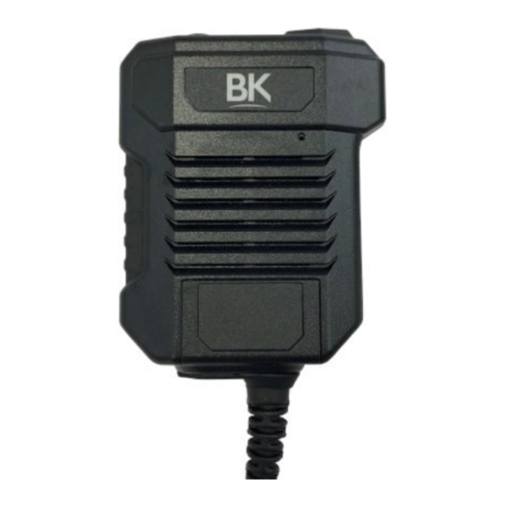 BK TECHNOLOGIES BKR0203 User Instructions