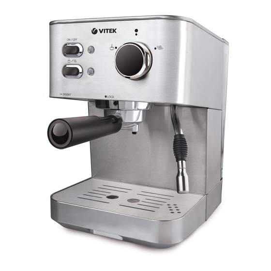 Vitek VT-1515 SR Espresso Machine Manuals