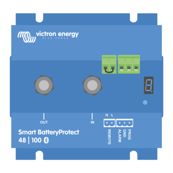 Victron energy Smart BatteryProtect Manual