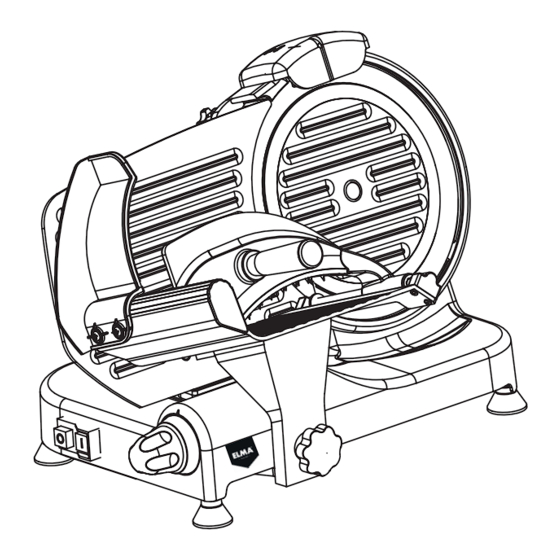 Elma PROFESSIONAL CFD250XL Instructions Manual