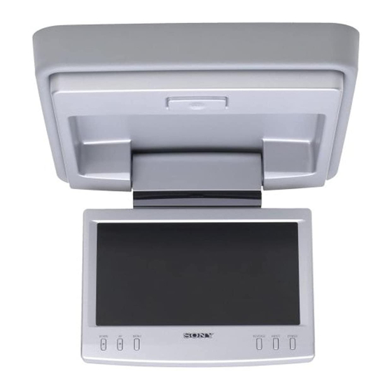 Sony XVM-R70 User Manual
