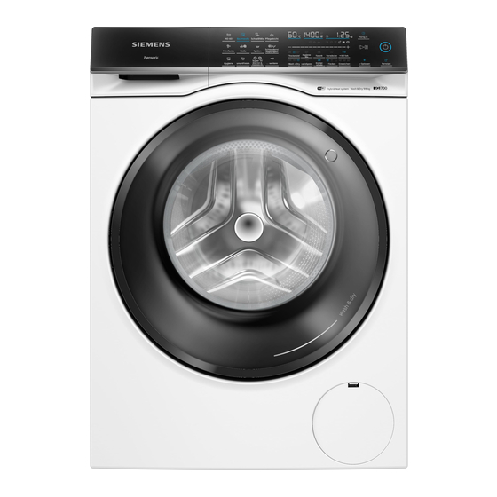 Siemens WN54C2070 User Manual And Installation Instructions