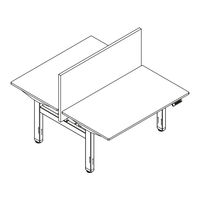 Olg Klass Double Sided Desk Assembly Instructions Manual