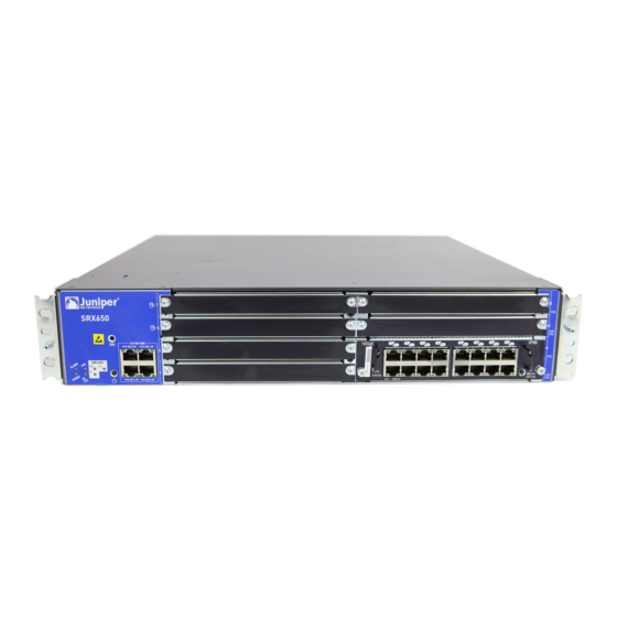 Juniper SRX650 Quick Start