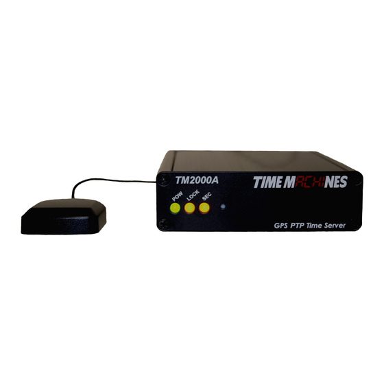 Time Machines TM2000A Manuals
