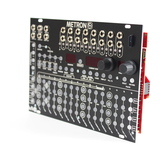 WMD Metron User Manual