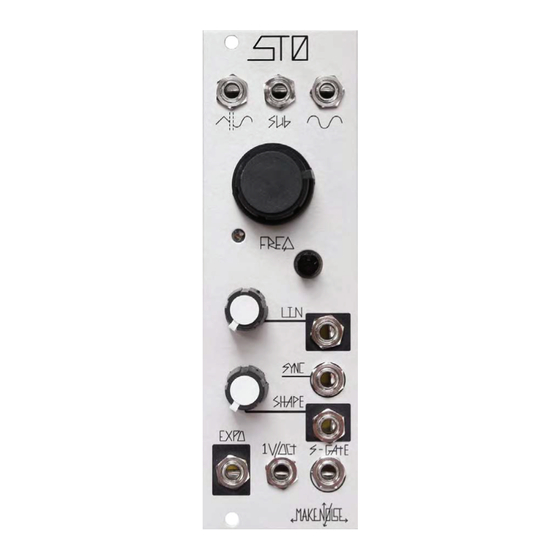 Make Noise STO Manual