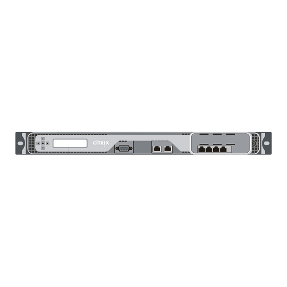 Citrix NetScaler MPX Manual