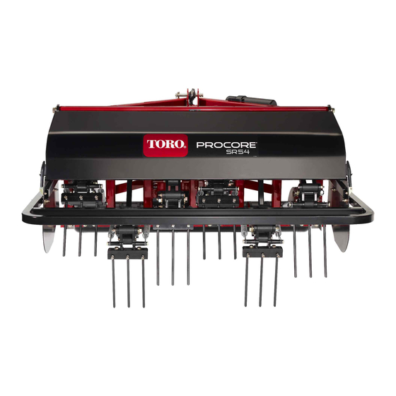 Toro ProCore SR54 Operator's Manual