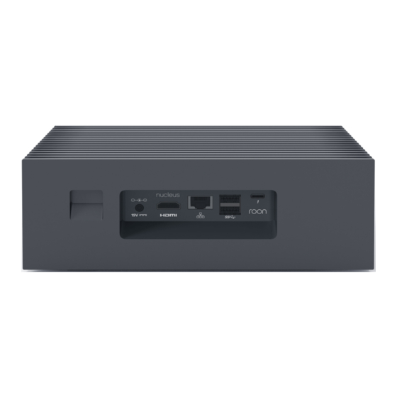 Roon Nucleus Manual