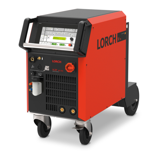 LORCH V24 Service Manual