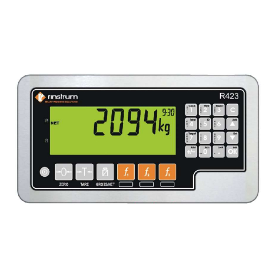 Rinstrum axleWEIGHr Reference Manual