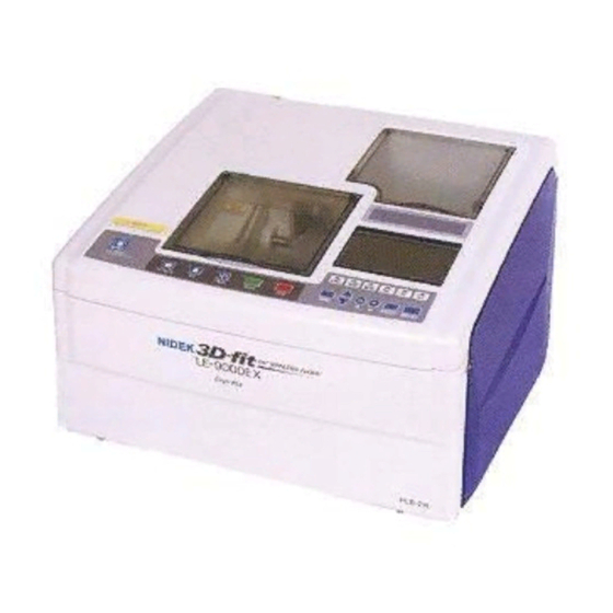 Nidek Medical LE-9000EX Express Operator's Manual