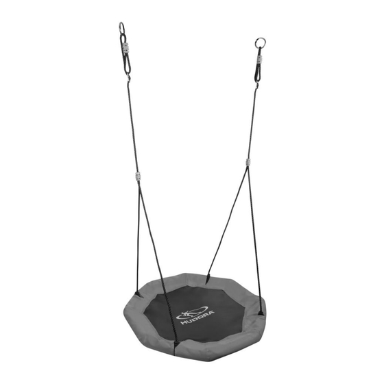 Hudora Nest Swing Octagon 70 Instructions On Assembly And Use