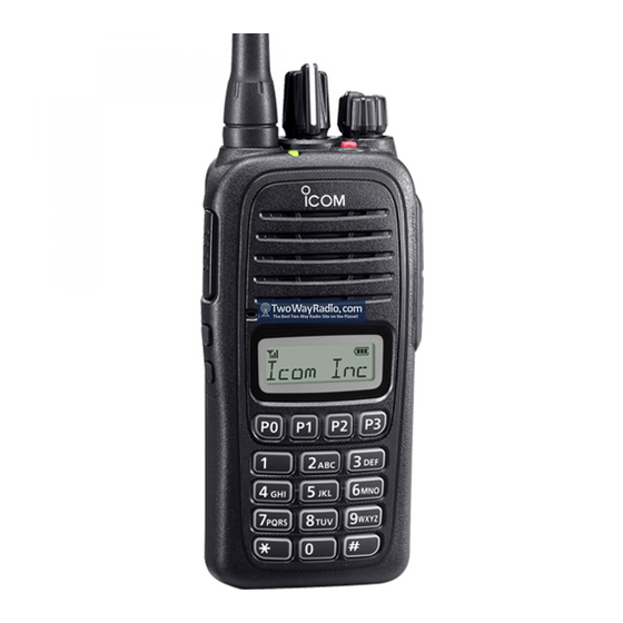 Icom F2000T 84 USA Instructions