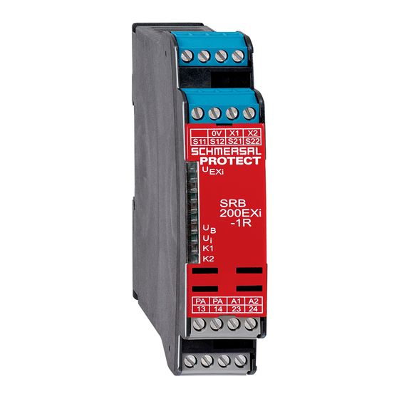 schmersal PROTECT SRB 200EXi-1R Operating Instructions Manual