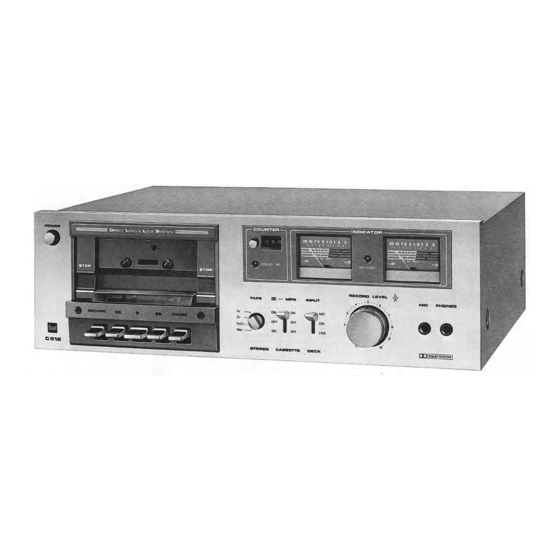 Dual C 812 Manual