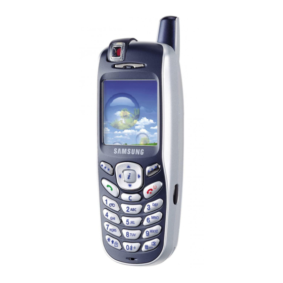 Samsung SGH-X600 Manual