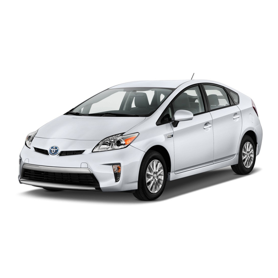 Toyota Prius V 2012 Quick Reference Manual
