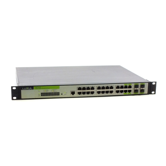 Luxul XMS-1024P Quick Install Manual