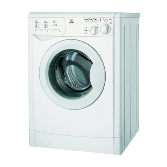 Indesit WIA 102 Instructions For Use Manual